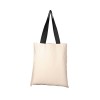 Coloured Handle Cotton Totes black